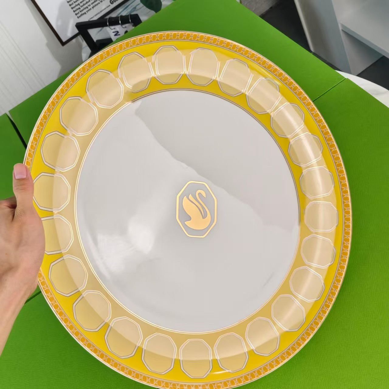 Swarovski big rounded tray 40cm - Image 4 of 6